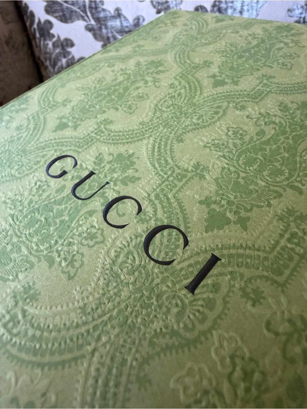 Gucci Light Green Patterned Box - Picture 9 of 11